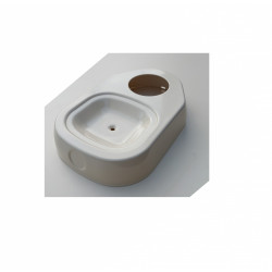 Grundplatte pulverbeschichtet